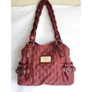 Relic Brand Collection Red Burgundy Leather Shoulder Bag Purse